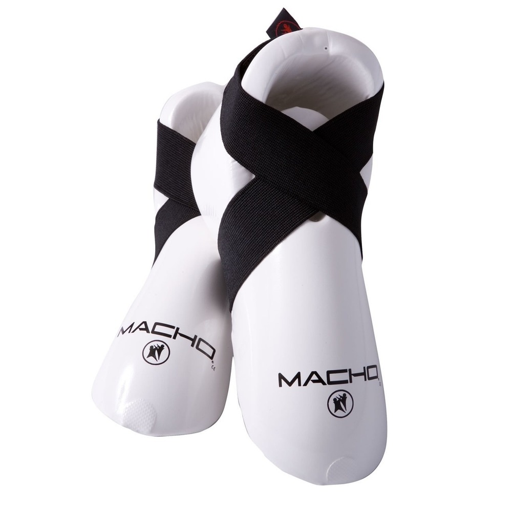 Dyna Martial Arts Dyna Kicks Sparring Foot Protection Adult Small White KDC620
